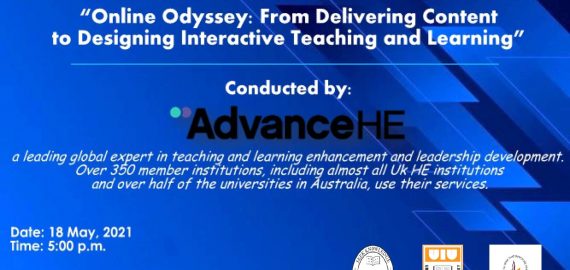 Workshop on: Online Odyssey: From delivering content to designing interactive teaching and learning