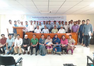 IQAC IUB Director conducts a 2-day workshop on Outcome Based Accreditation at University of Rajshahi
